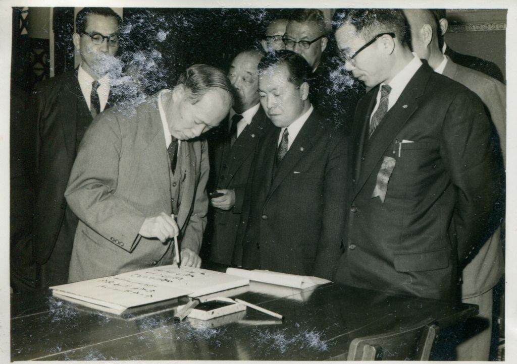 日本教育書道代表團蒞臨國防研究院參訪的圖檔，第1張，共1張