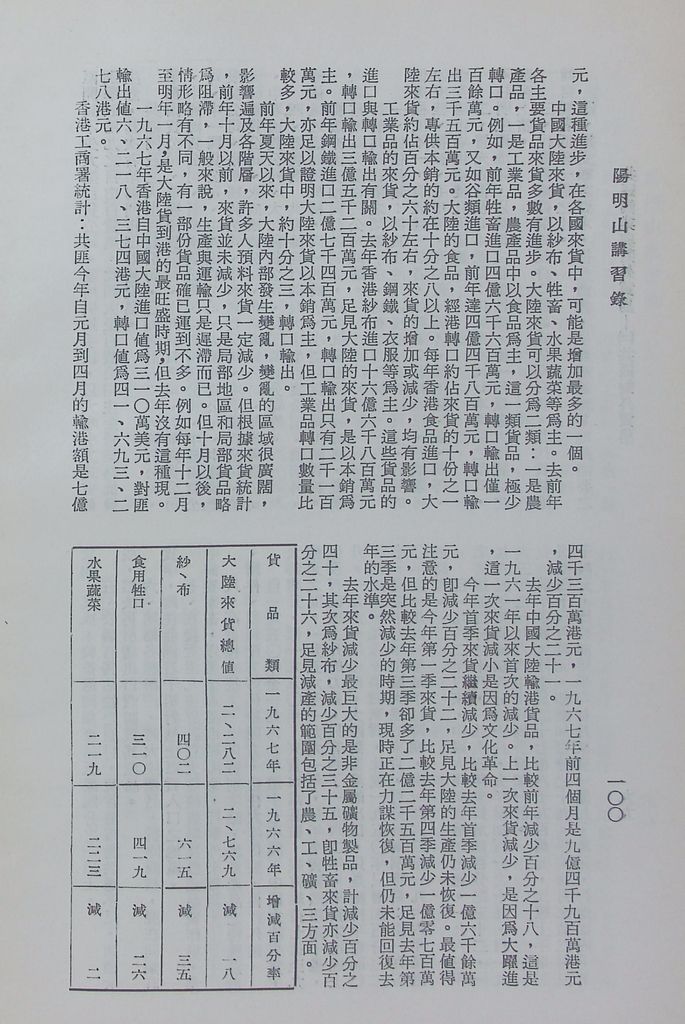 共匪商業與對外貿易—(二)共匪對外貿易的圖檔，第107張，共138張