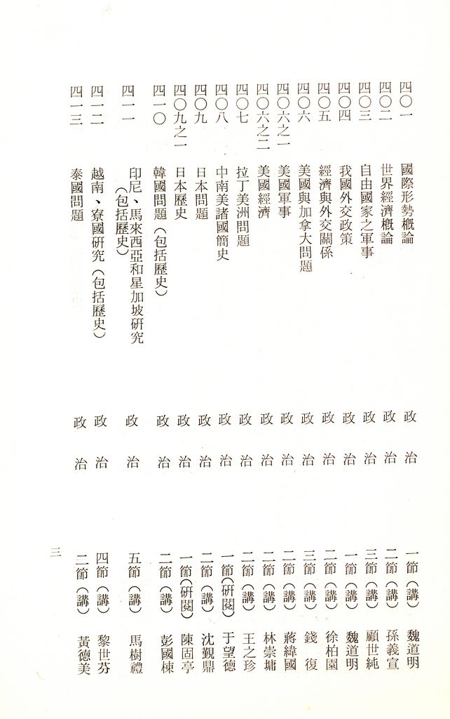 國防研究院第十一期第四課程「國際情勢」實施計畫綱要的圖檔，第4張，共13張